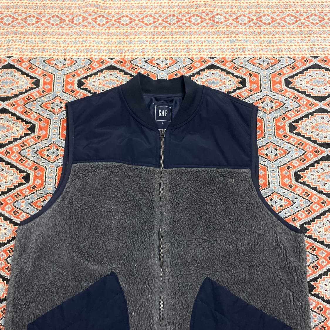 갭 네이비 플리스 조끼 남성L 상품이미지2