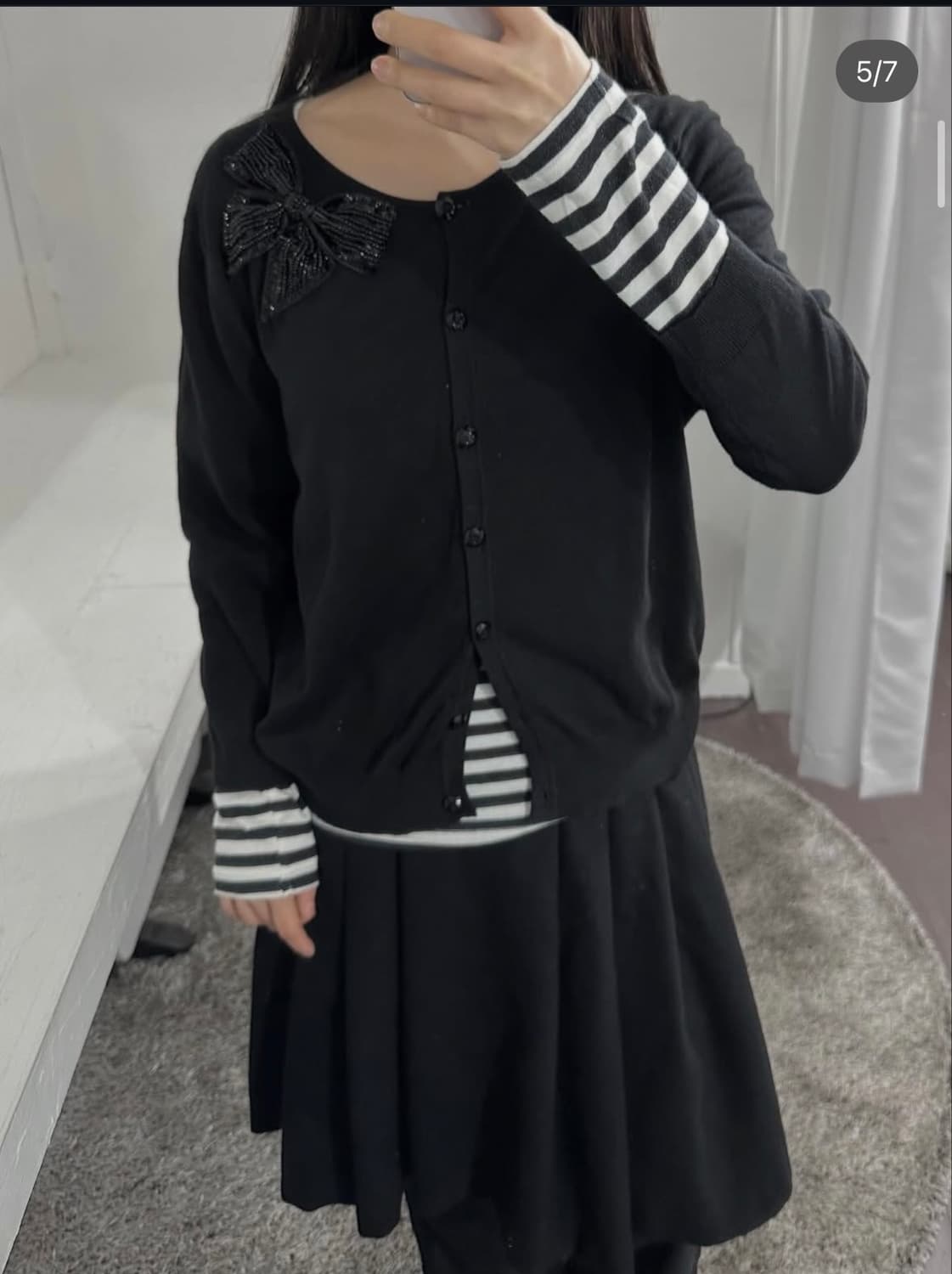 august silk knit cardigan 상품이미지3