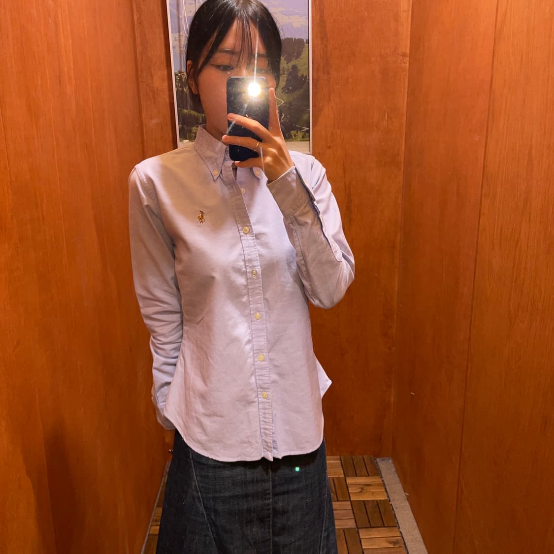  (2) POLO 폴로 랄프로렌 솔리드 셔츠 슬림핏  상품이미지3