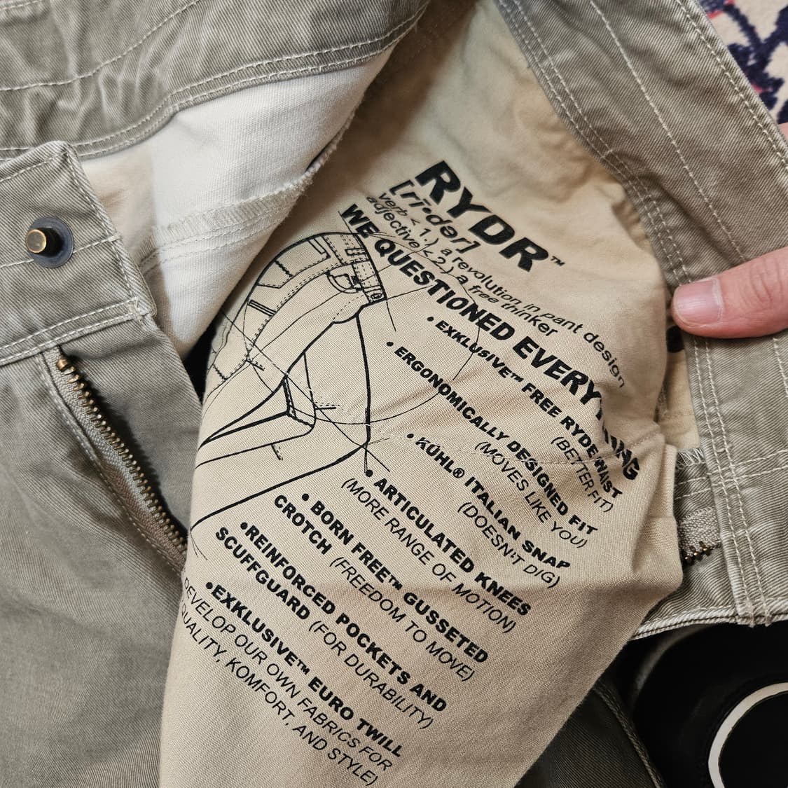  (미사용) Kuhl in USA RYDR 파타나 워싱 워크팬츠 상품이미지7