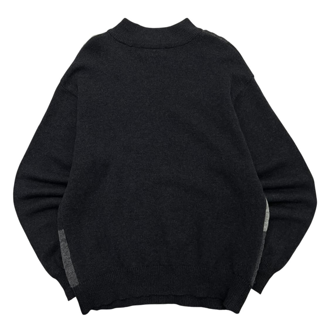 입생로랑 자수 멀티 배색 차콜 니트 95 상품이미지3