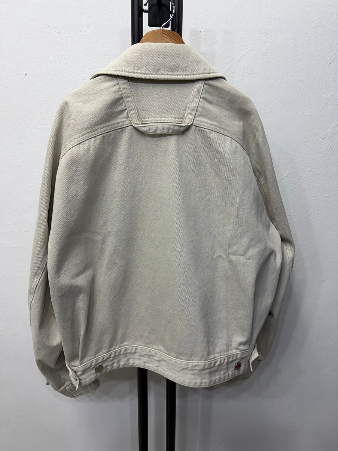 매장판정품) 솔리드옴므 새제품급 오버핏 톤온톤 데님 자켓 46 상품이미지5