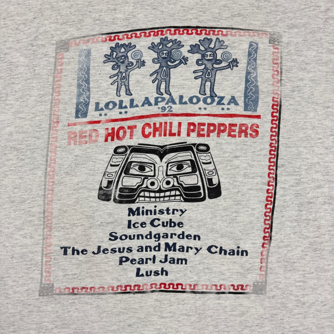 빈티지 90s 레드핫칠리페퍼스 아즈텍 랄라팔루자 티셔츠 RHCP 상품이미지4