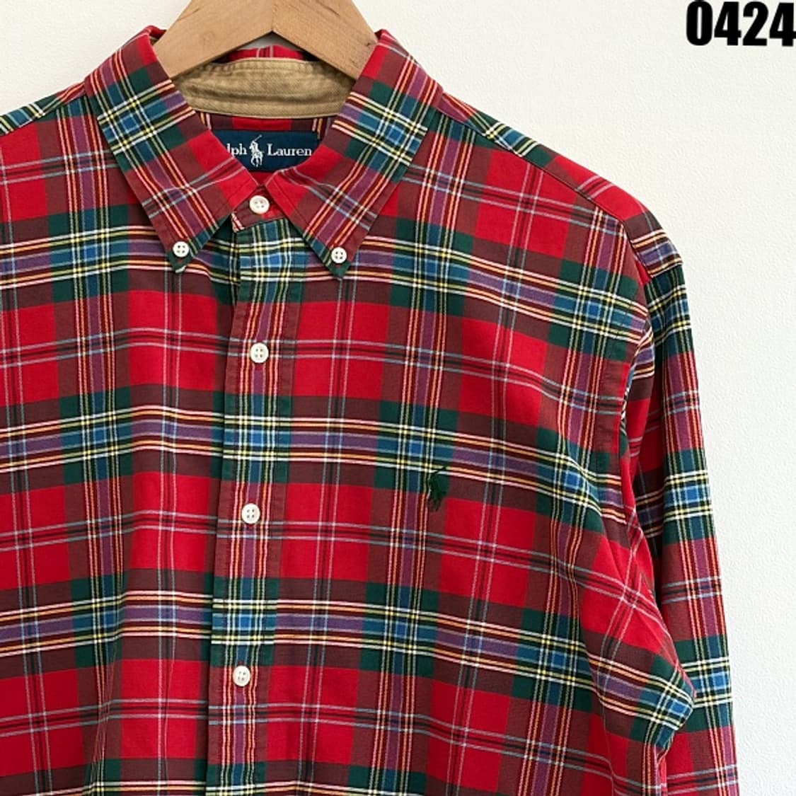 폴로 랄프로렌 체크 셔츠 남방 XL 0424 상품이미지2