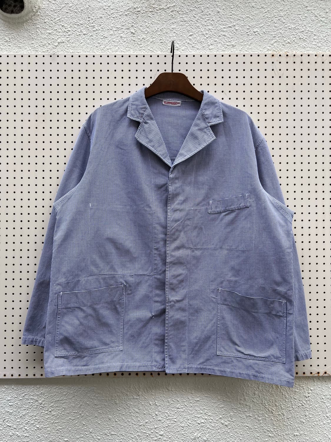 1950s Ets.BRAGARD FRENCH CHECK 프렌치워크자켓 상품이미지3