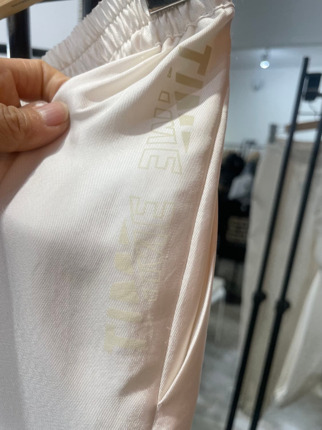 타임 포스트모던 아이보리 밴딩 팬츠 상품이미지5