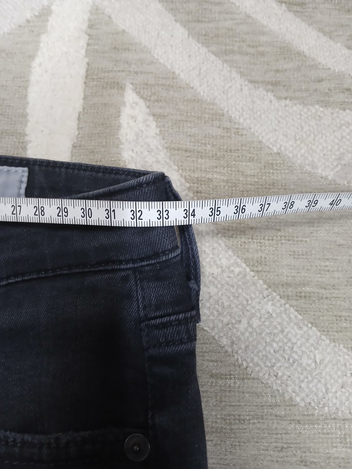 에이지 진 더 조디 크롭 블랙진  ag- ed denim 상품이미지6