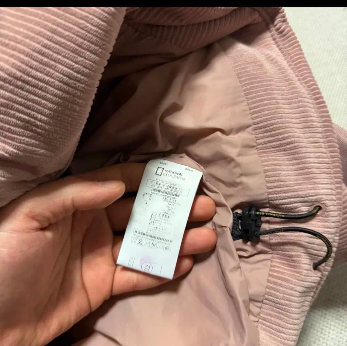 내셔널지오그래픽 코듀로이 패딩 상품이미지5