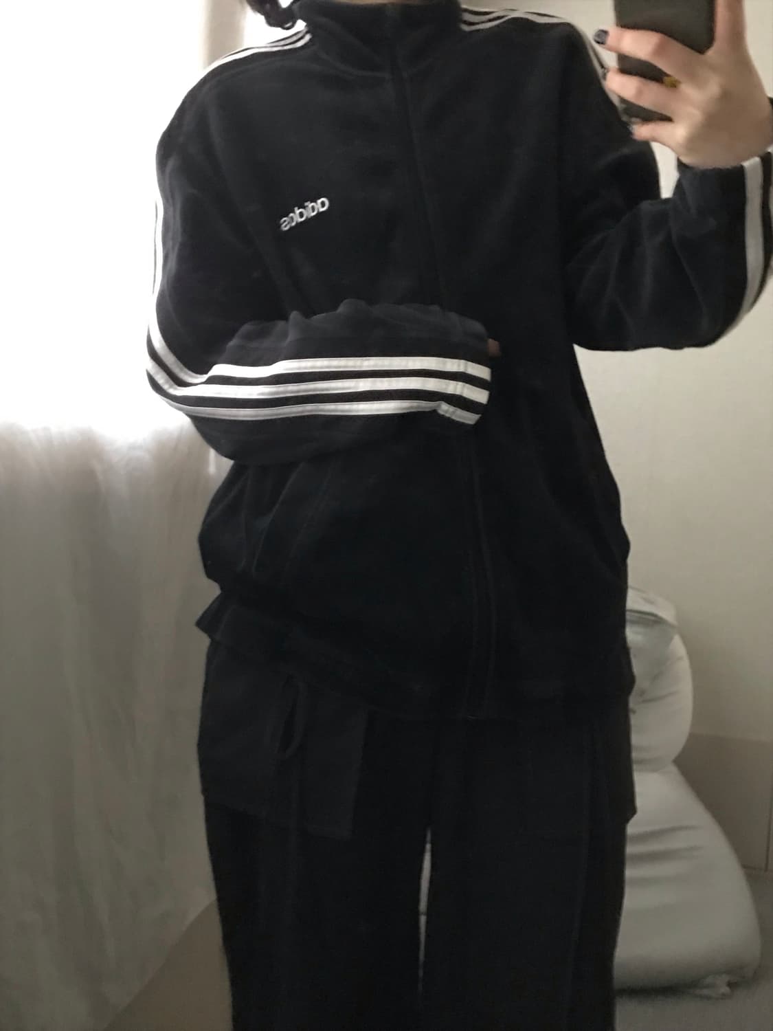 아디다스 블랙 00s 벨벳 트랙탑 상품이미지7