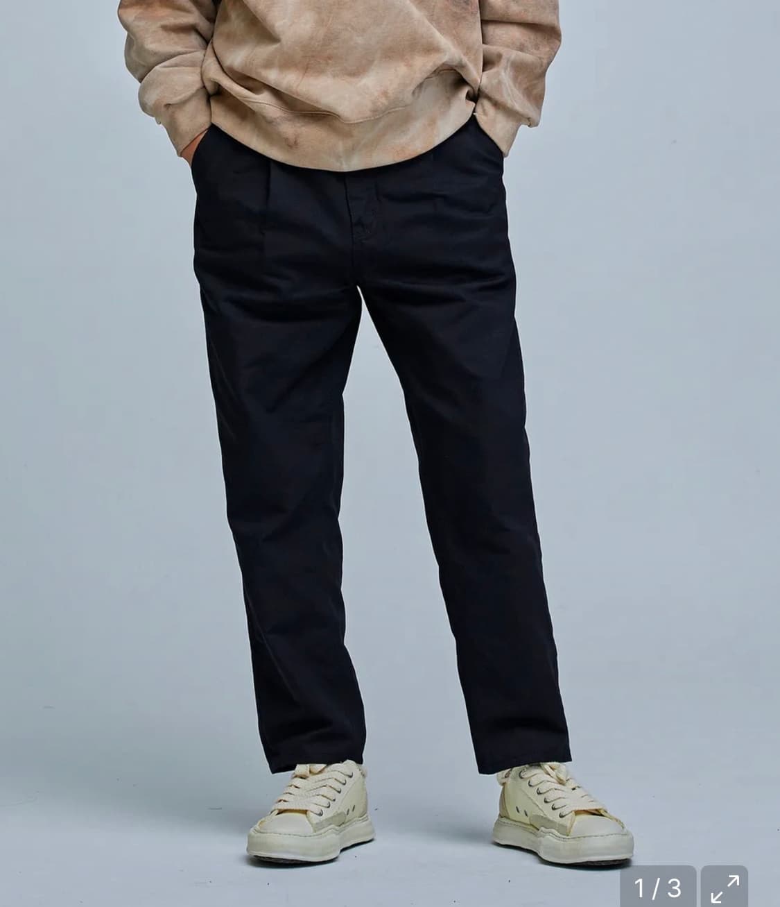 프리즘웍스 카펜터 원턱팬츠 상품이미지2