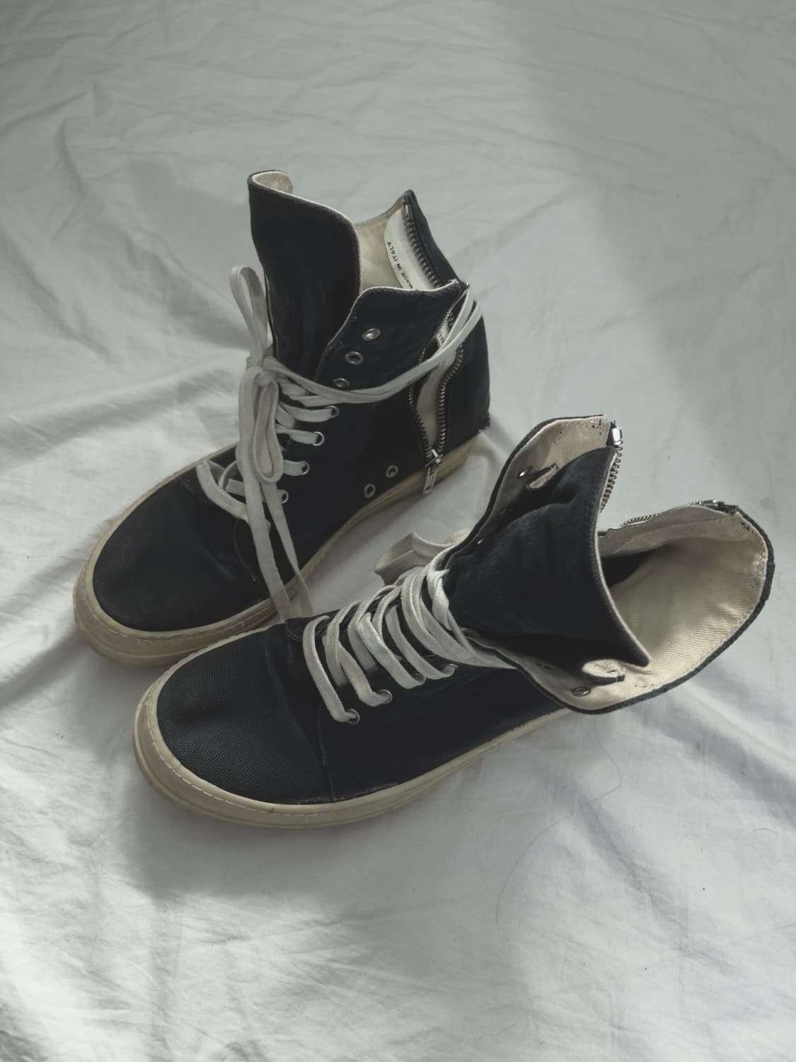 릭오웬스 다크쉐도우 초기 데님 캔버스 라몬즈 상품이미지2