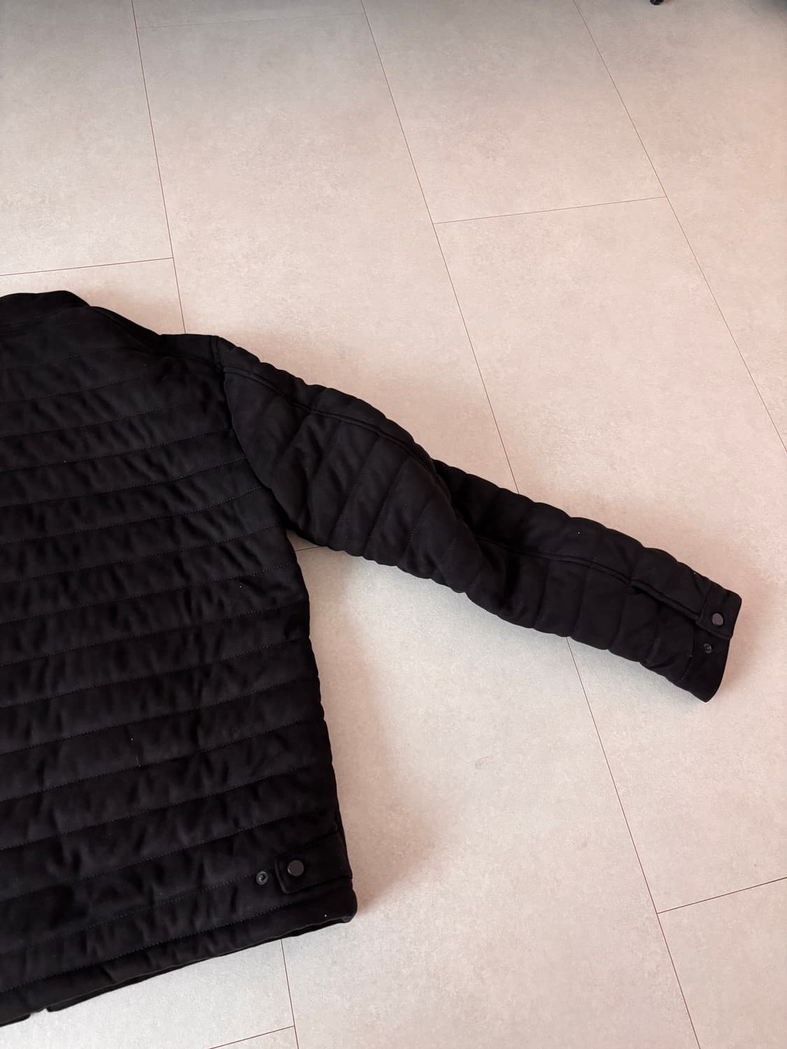 자라에서 생로랑 냄새가 난다. 퀄팅 스웨이드 라이더 자켓 L 상품이미지8