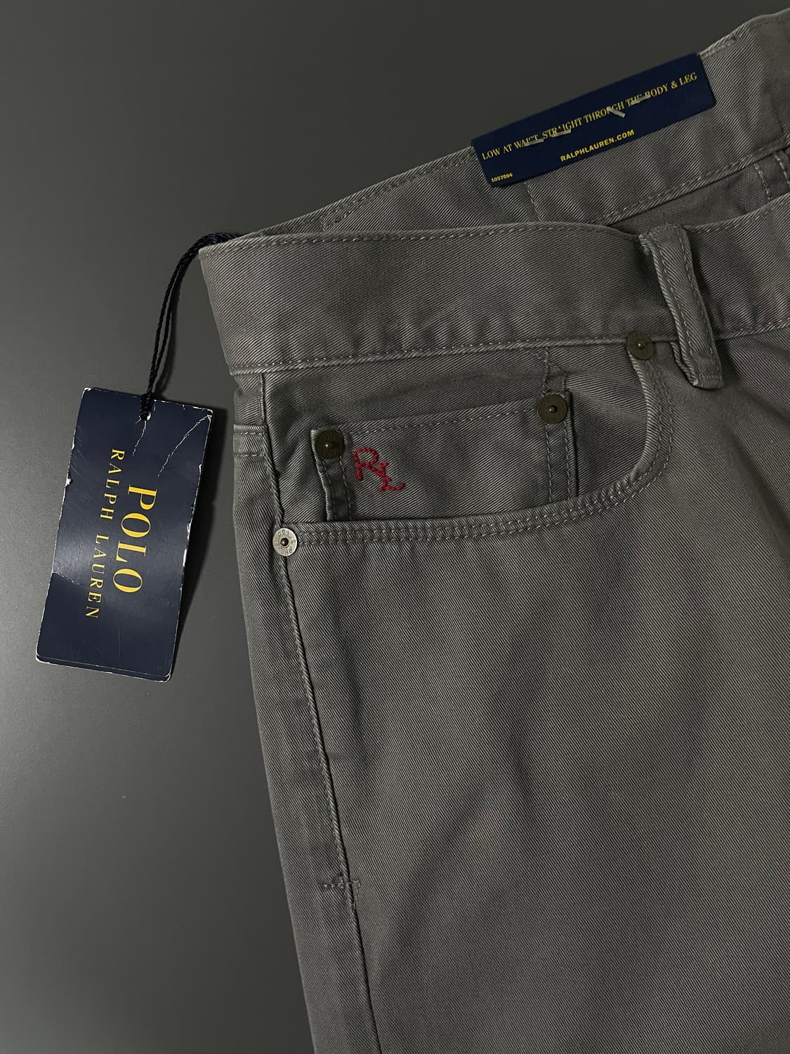 [29] [새상품] 폴로 랄프로렌 피그먼트 코튼 슬림핏 치노 팬츠  상품이미지5