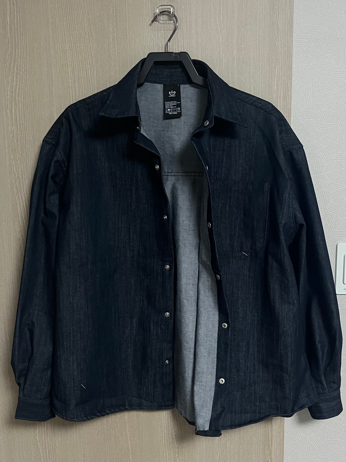 [새상품] 오버핏 진청 데님 자켓 셔츠 상품이미지1