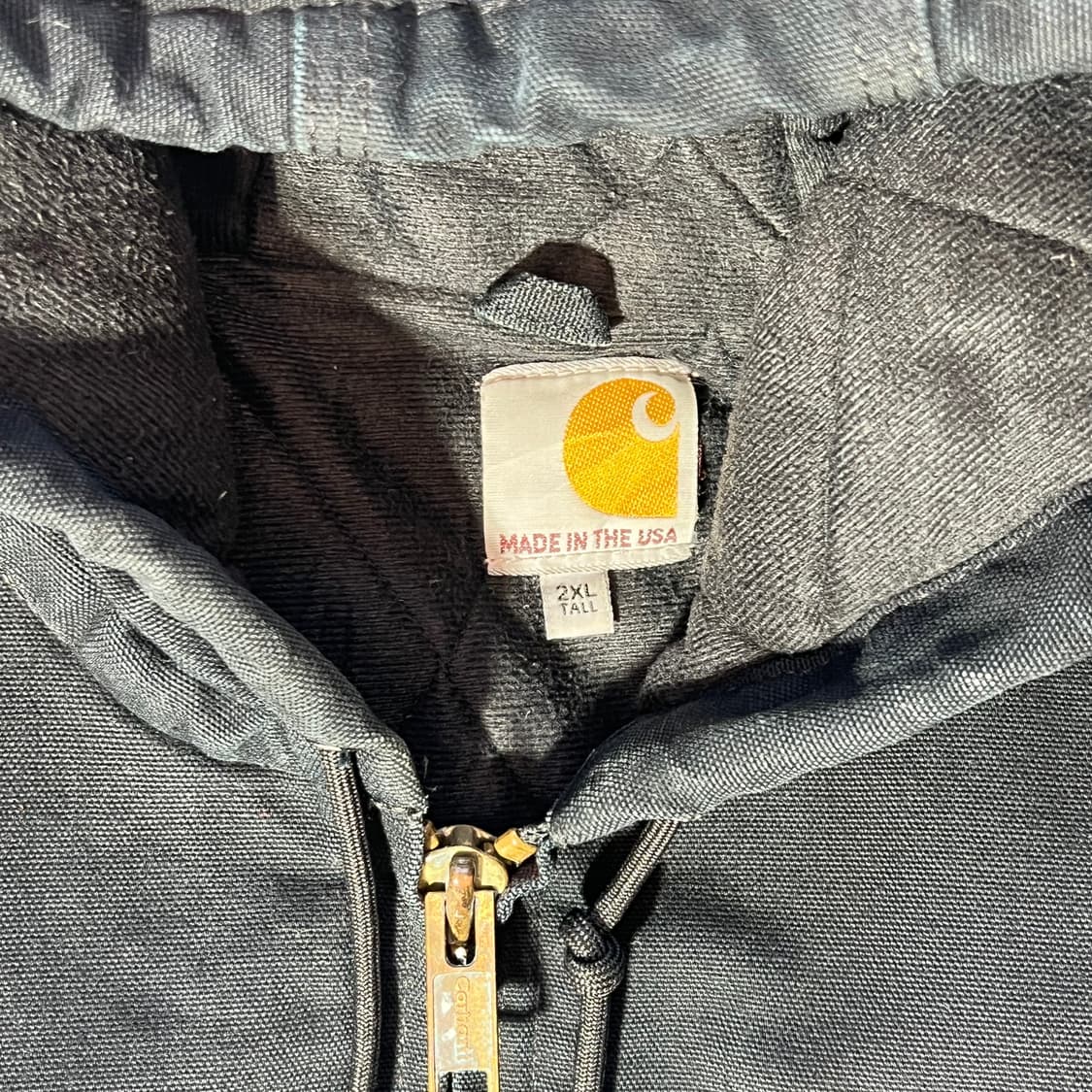 [2XL]U.S.A 칼하트 J140 블랙 캔버스 액티브자켓 상품이미지3