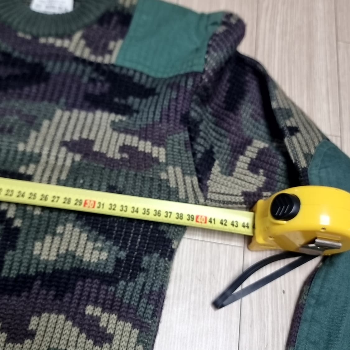 휴스턴 미군  밀리터리 코만도 카모 니트 스웨터(38) 상품이미지6