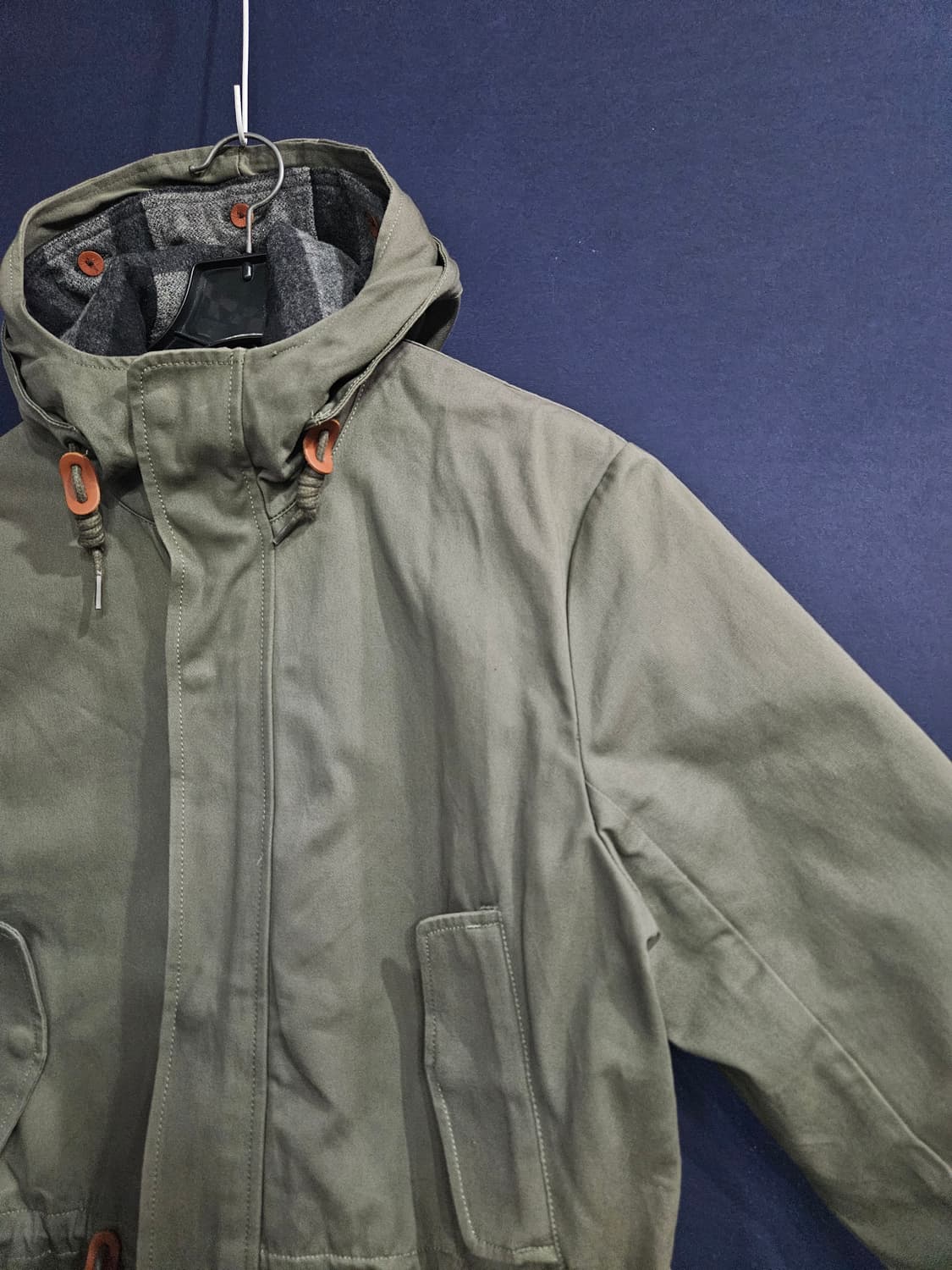 아디다스 카키 남성 100 야상점퍼 자켓  상품이미지4