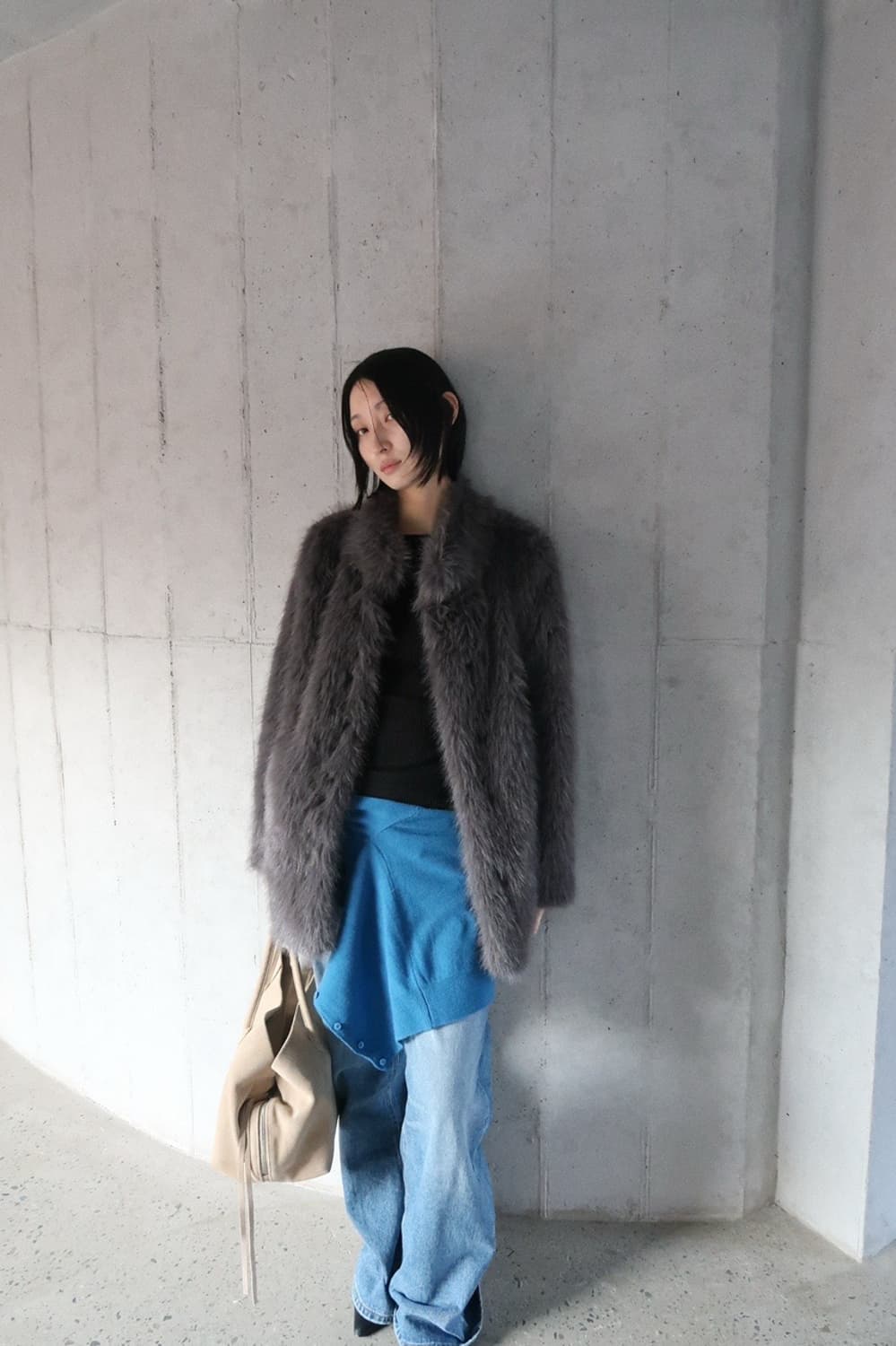 뮤로우 퍼 자켓 상품이미지3