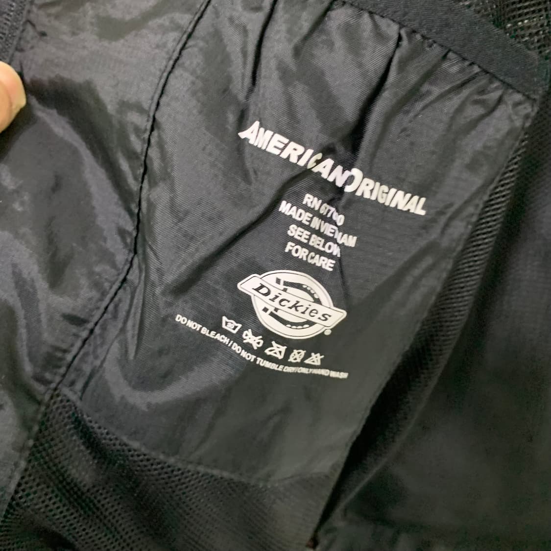 디키즈 블랙 후드 바람막이 S 고프코어 빈티지 점퍼 상품이미지4