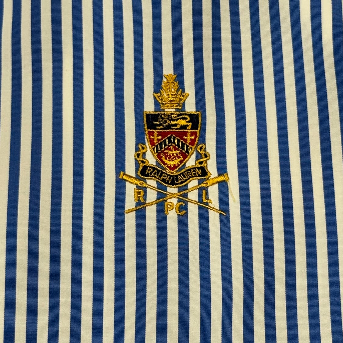 L) 폴로 랄프로렌 클래식 블루 스트라이프 포플린 셔츠 신형 상품이미지4