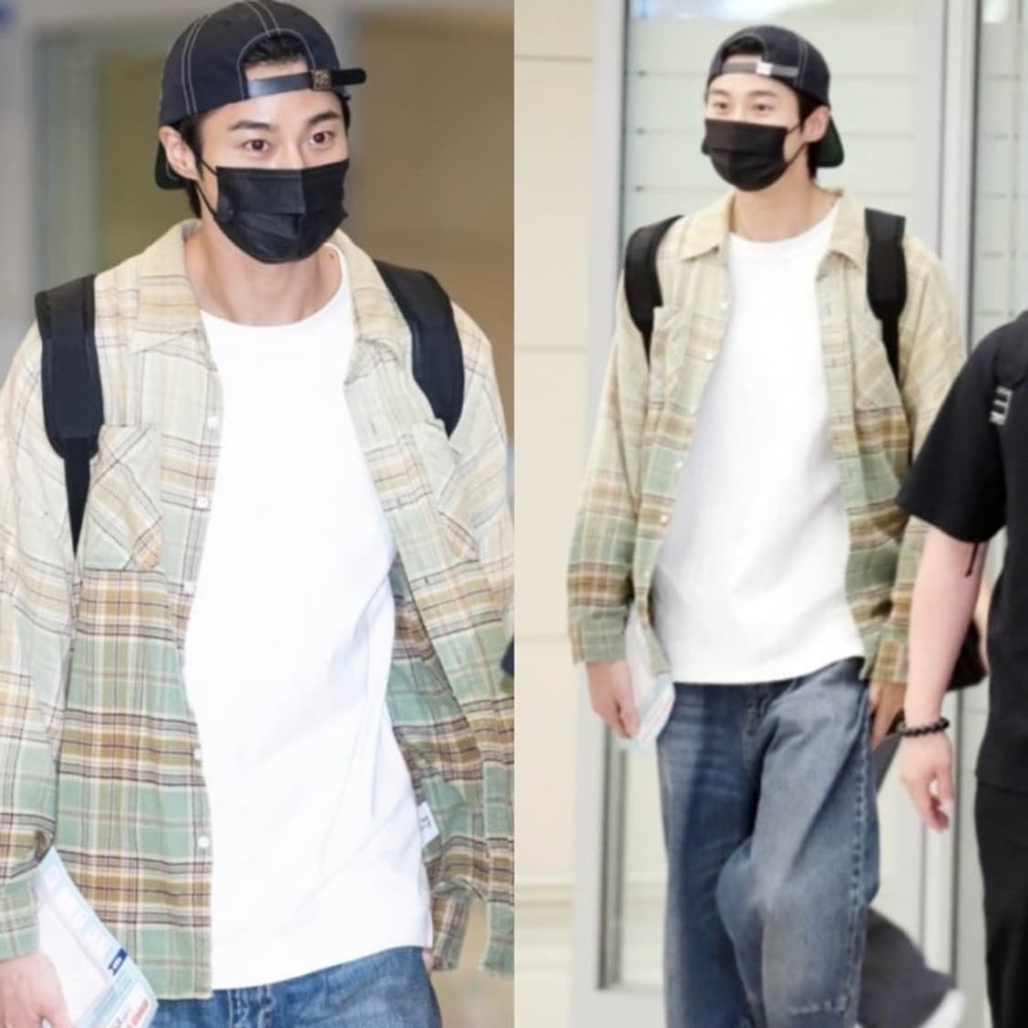 [XS] R13 알써틴 드롭 넥 워크 셔츠 그린 그라데이션 상품이미지2