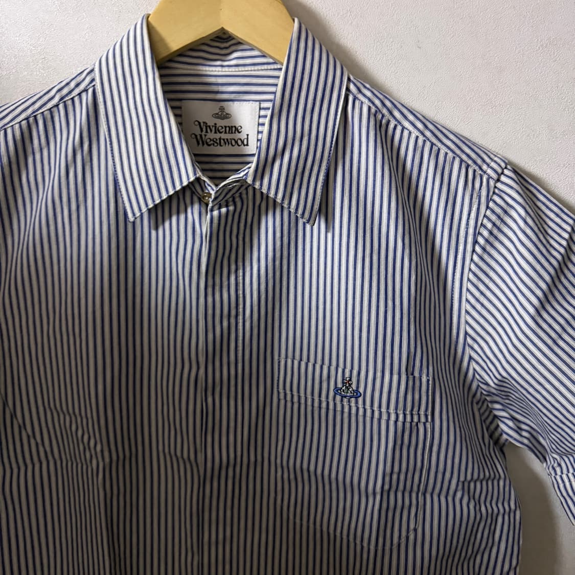 비비안웨스트우드 남성 원포켓 반팔 셔츠 50 (남성 100정도) 상품이미지8