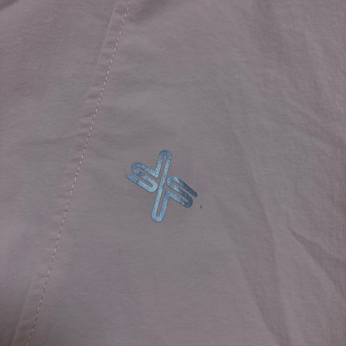 젝시믹스 스몰 로고 스펠아웃 핑크 바람막이 상품이미지4