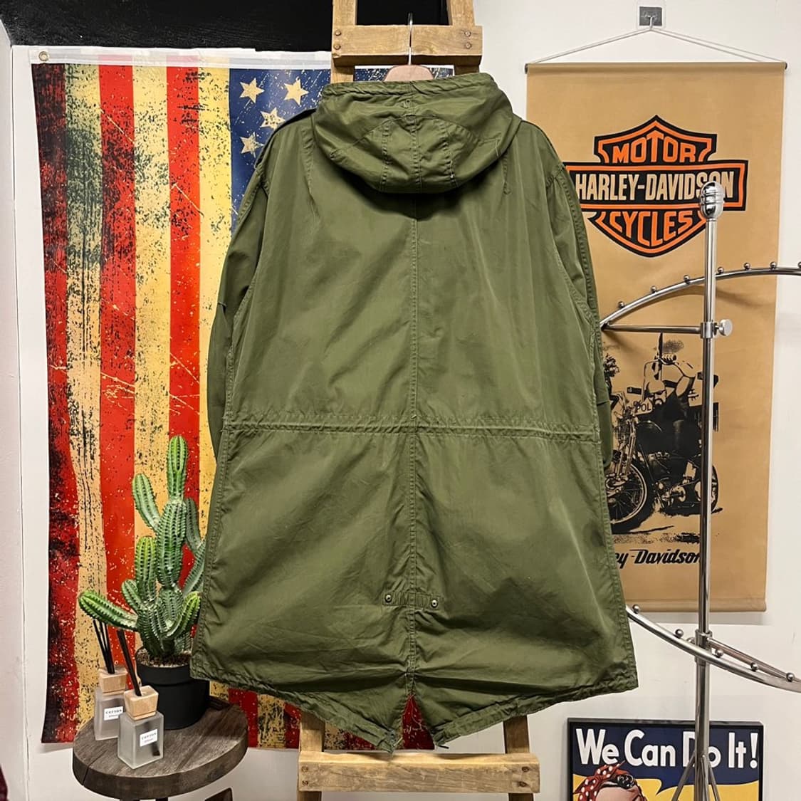 50s 오리지널 미군 M-51 피쉬테일 개파카 야상 외피 N 000 상품이미지2