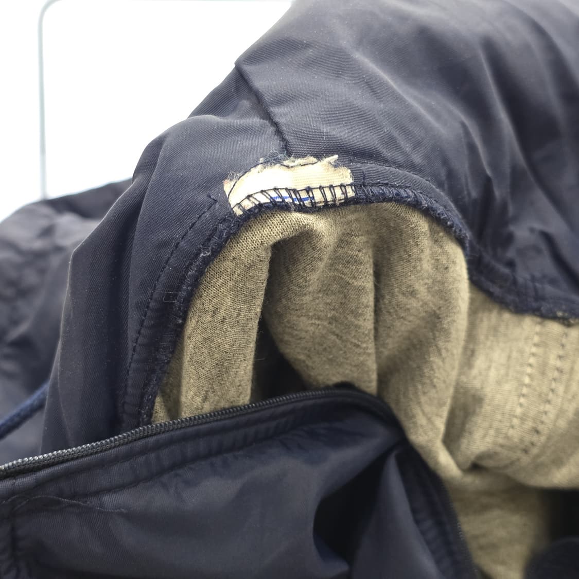 KENT BASEBALL 네이비 후드 하프집 아노락 상품이미지3