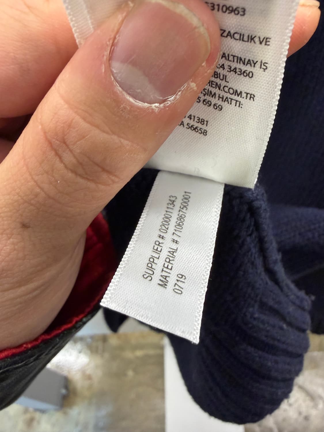 폴로 랄프로렌 성조기 니트 M 네이비 상품이미지5