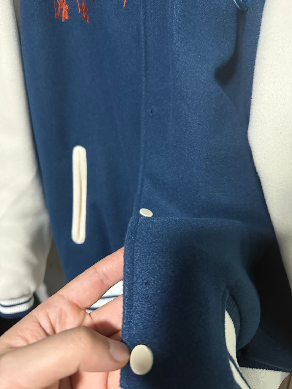 자라 바시티 퀄팅 봄버 자켓 xl 상품이미지5