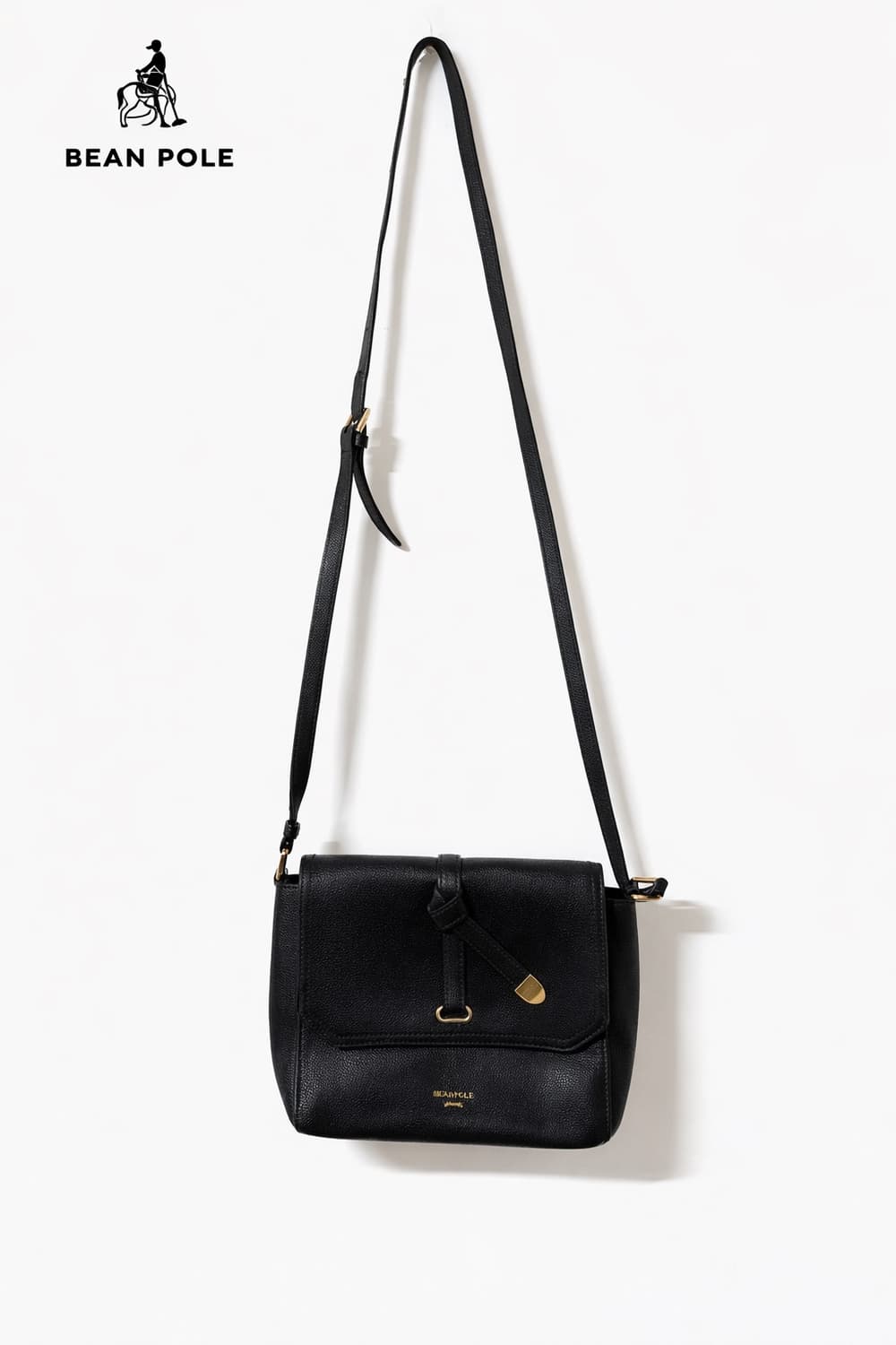 빈폴 클래식 미니 크로스백 블랙 레더 상품이미지2