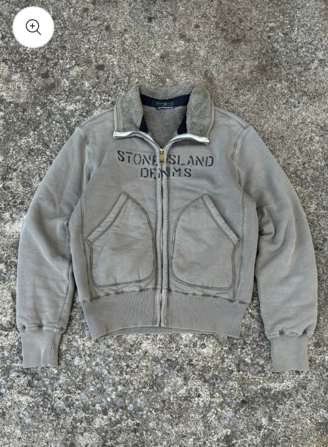 스톤아일랜드 카키 집업 상품이미지1