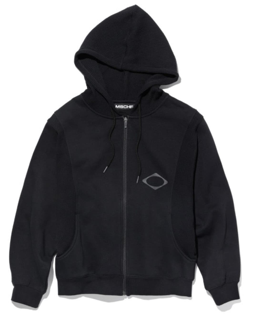 미스치프 롬버스 패널드 와플 후드집업 m 상품이미지1