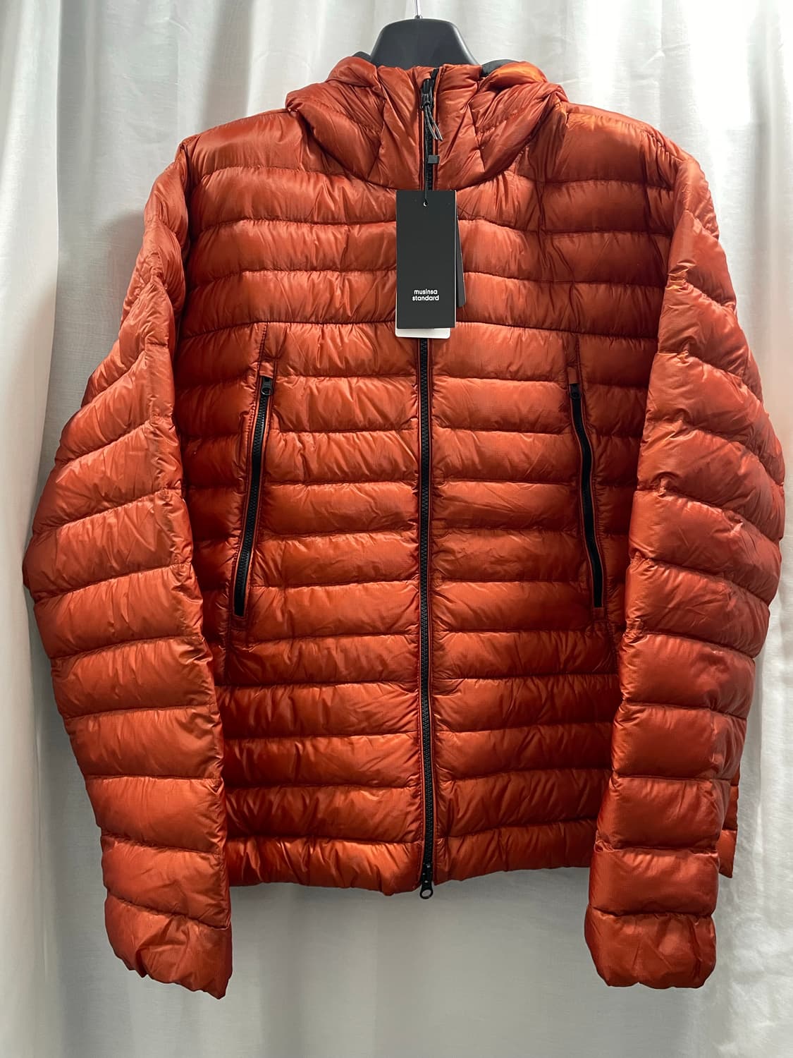 무신사스탠다드/ 시티 레저 시어 립스탑 후디드 라이트 다운 재킷/ XXL 상품이미지7