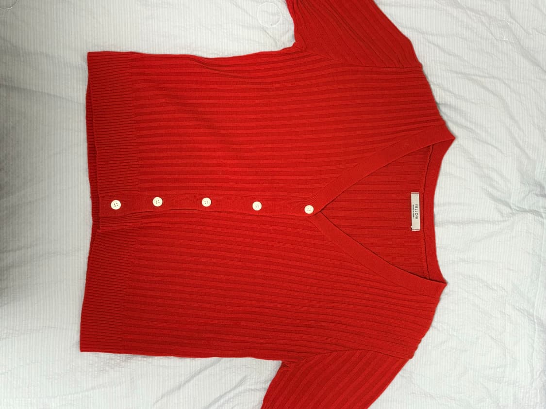 red cardigan 상품이미지1