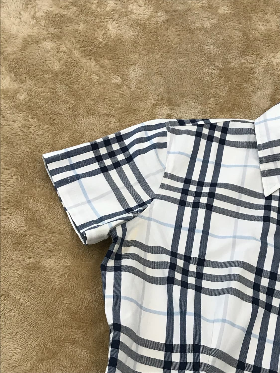 버버리 빈티지  체크 셔츠 상품이미지4