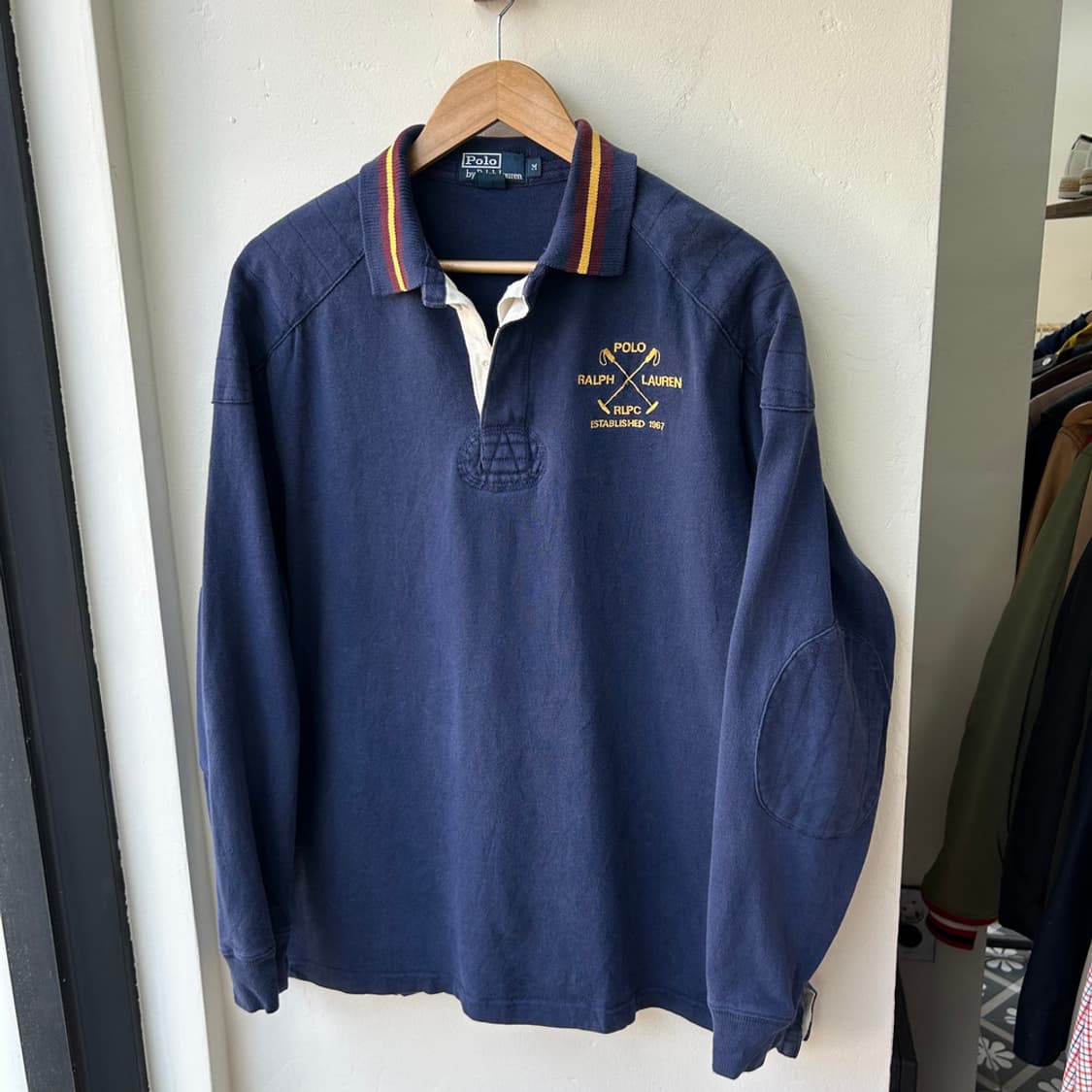 16306 - 폴로 랄프로렌 네이비 럭비티 상품이미지2
