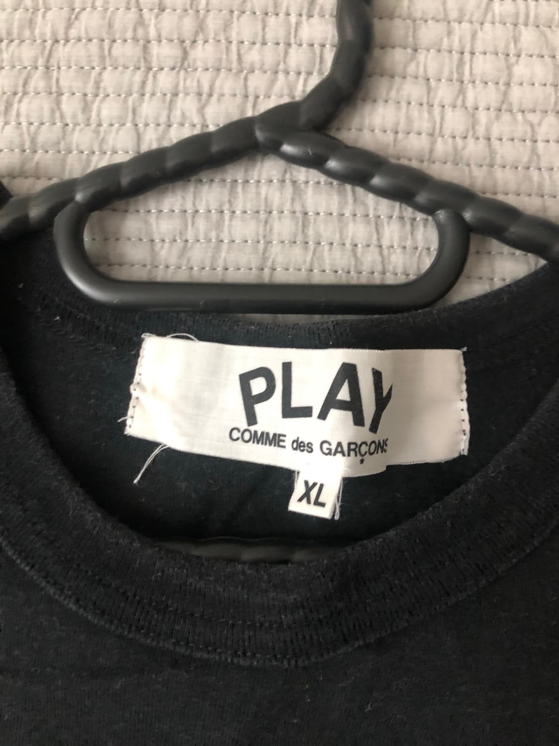 꼼데가르송 반팔 더블와펜XL 판매 상품이미지2