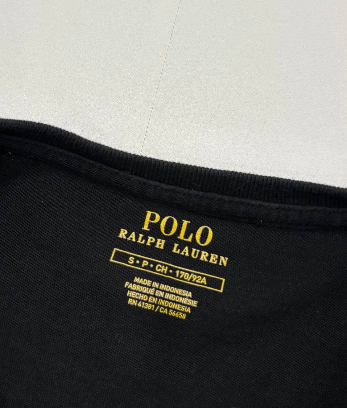 Polo 폴로랄프로렌 라운드 블랙 반팔티 상품이미지2