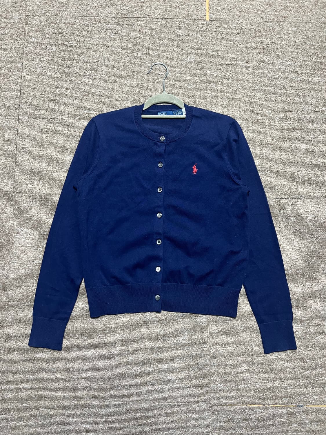 정품) 폴로 랄프로렌 네이비 가디건 S 상품이미지1