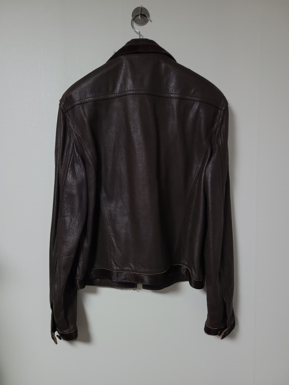 90s cow leather jacket 상품이미지2