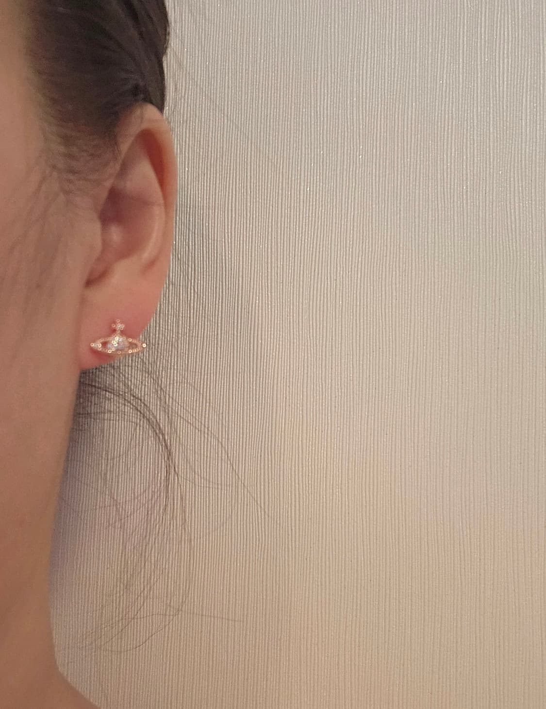 비비안웨스트우드 업사이클링 로즈골드 미니 귀걸이 상품이미지7