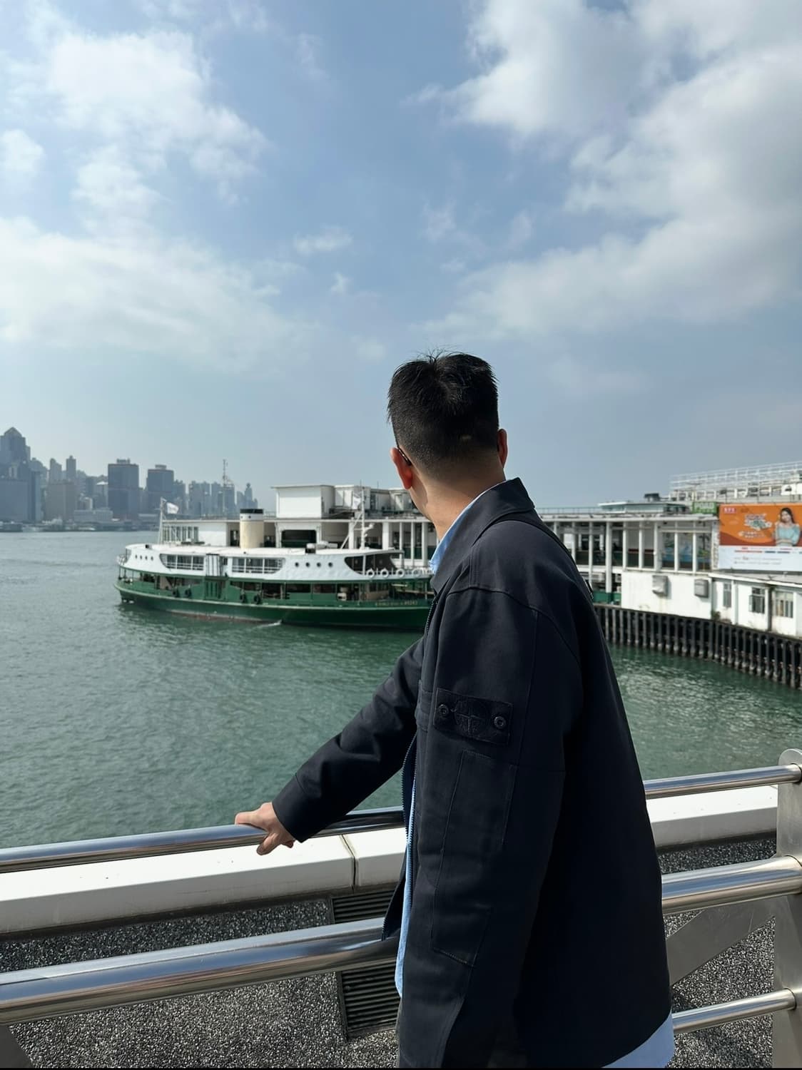 스톤아일랜드 고스트피스 오버셔츠 개버딘 도피오 상품이미지3