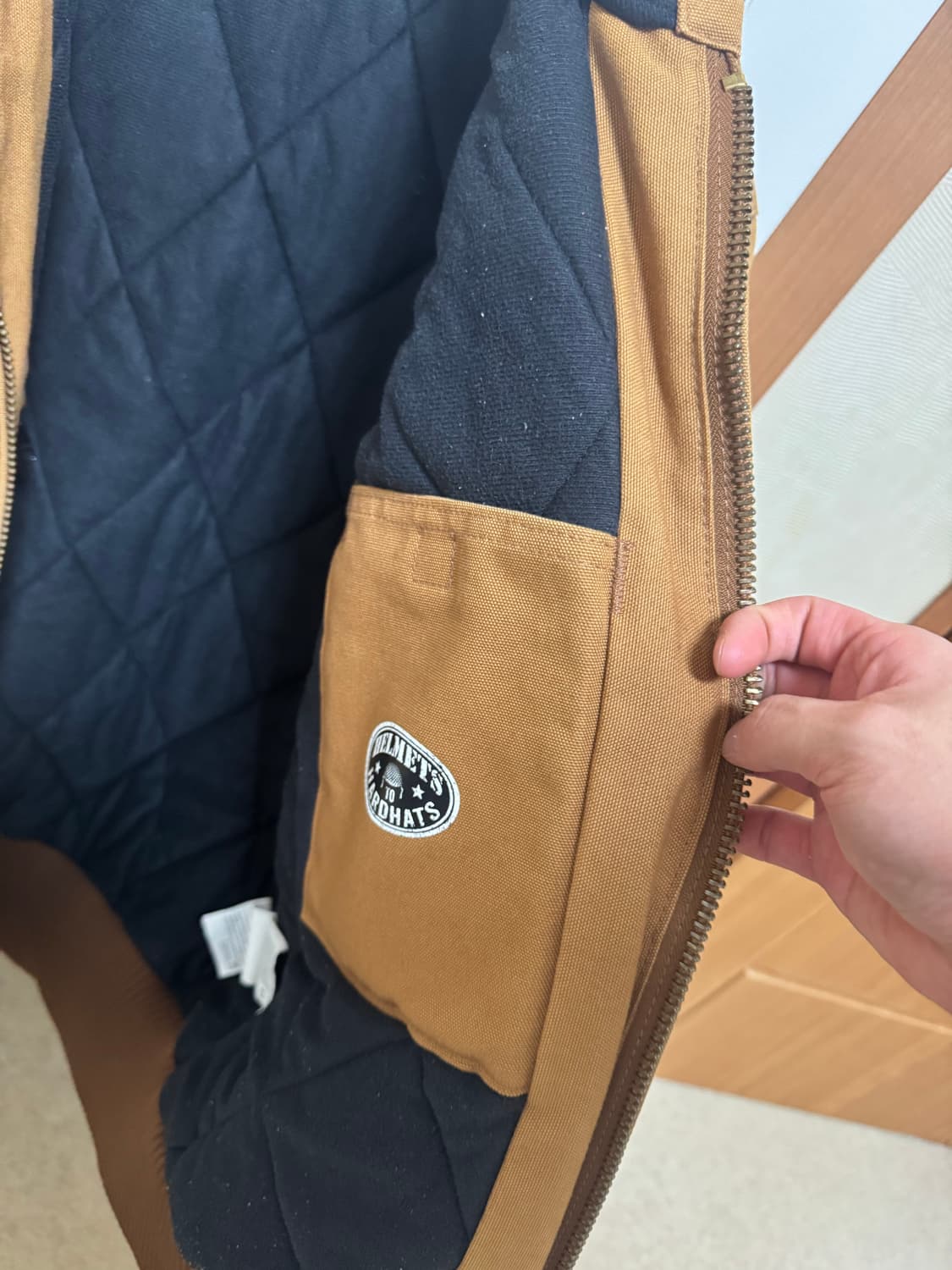 칼하트 덕 에티브 자켓 브라운 s 상품이미지3