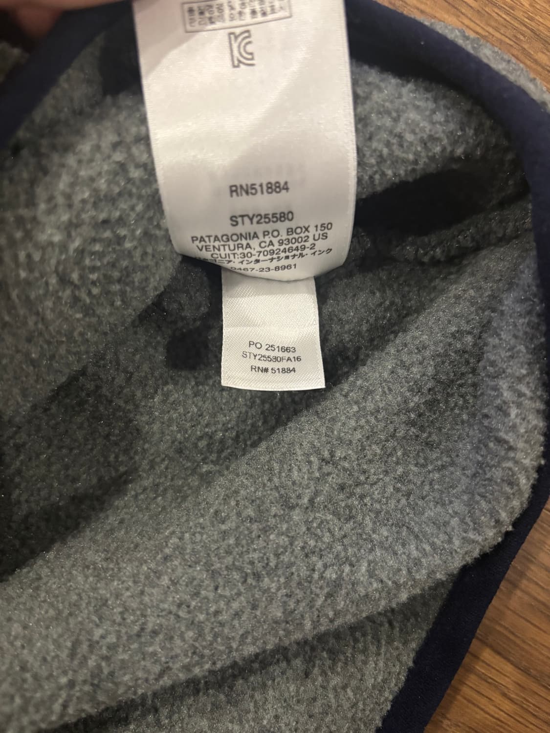 파타고니아 신칠라 니켈 네이비 s사이즈 상품이미지7