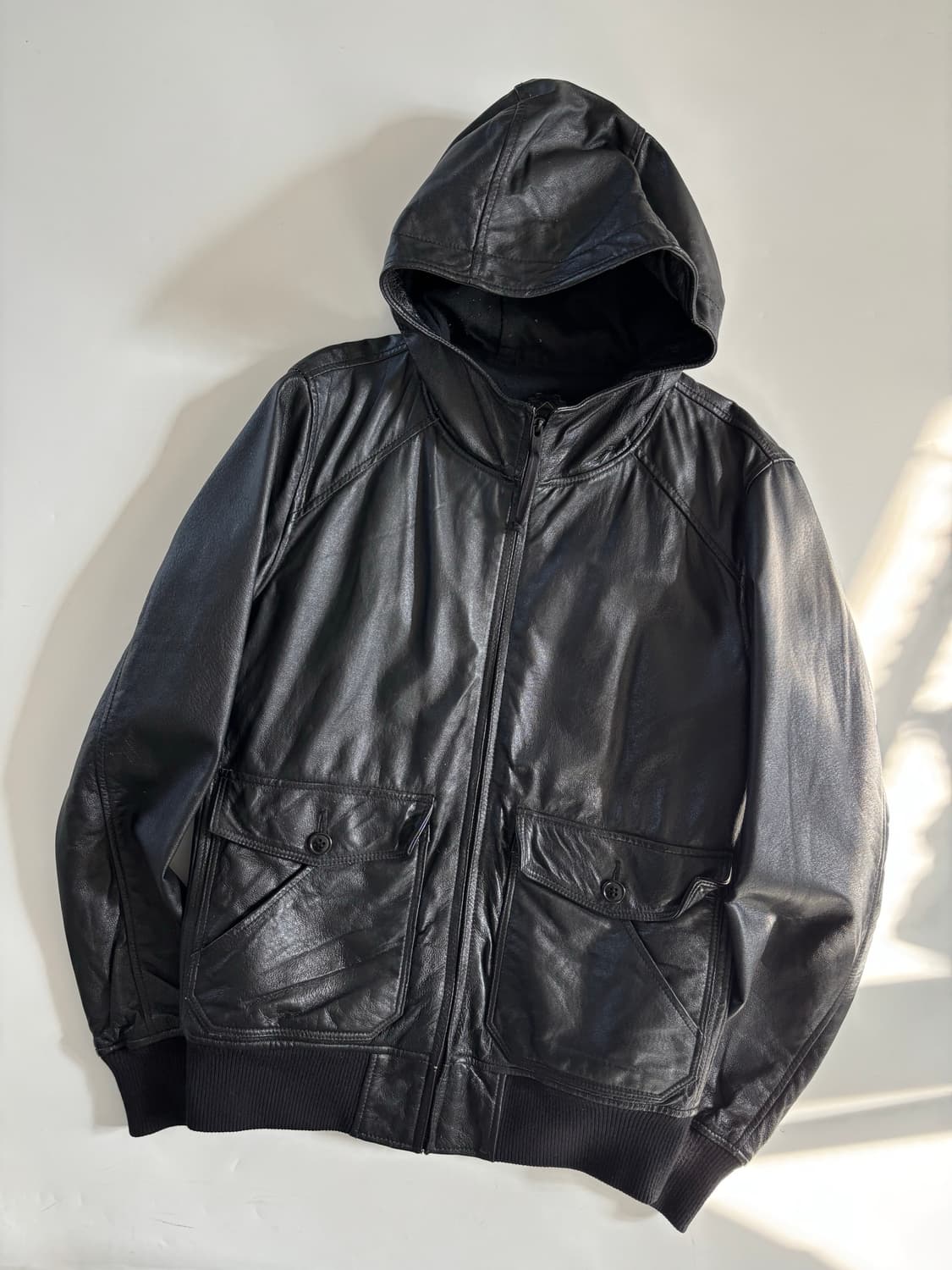 Hysteric Glamour 히스테릭글래머 가죽 후드 자켓 상품이미지4