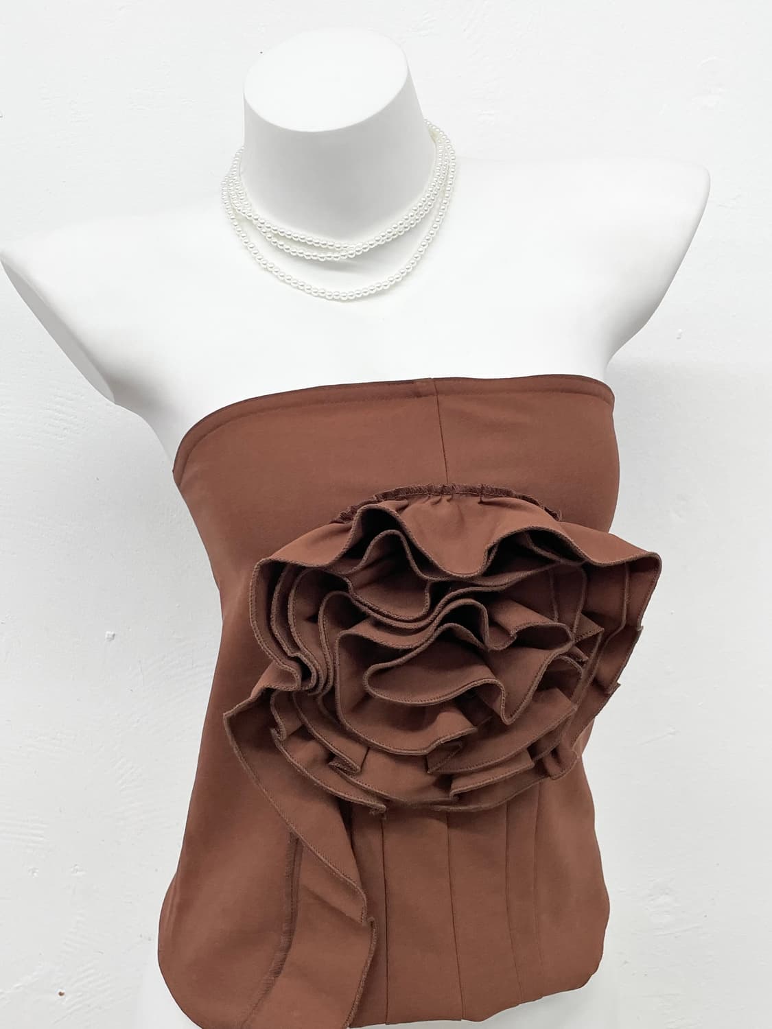 브라운 로즈 로제트 탑  상품이미지2