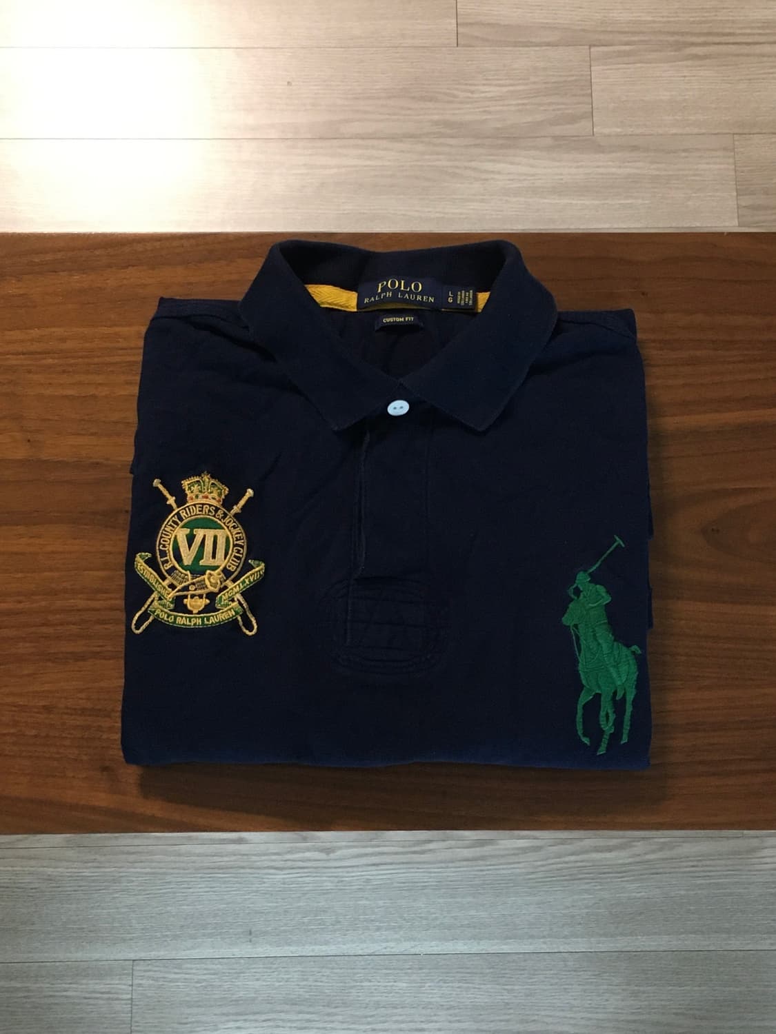 폴로 빅포니 긴팔 럭비티 네이비 상품이미지1