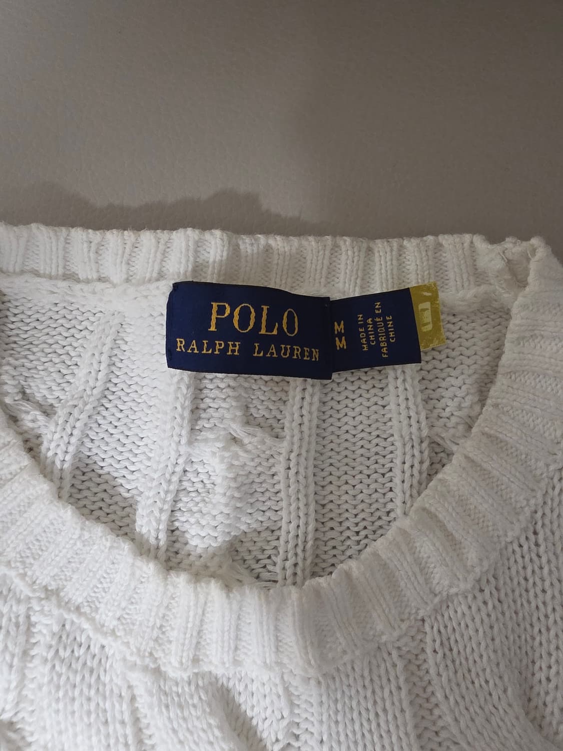 폴로 Polo  케이블 니트 면니트  상품이미지3